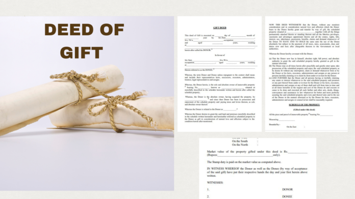 Gift Deed/ದಾನಪತ್ರ