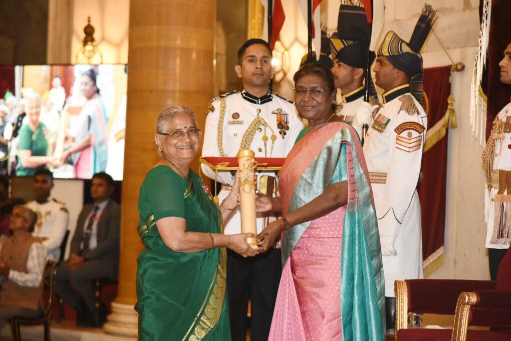 President Draupadi Murmu Presented Padma Awards of the year 2023.