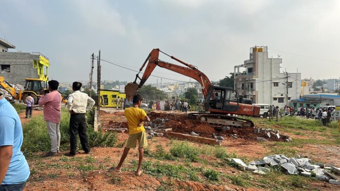 Kempegowda layout encroachment
